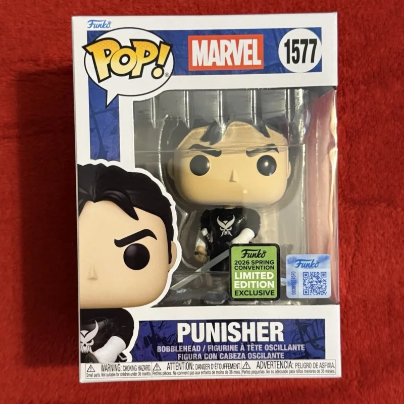 

Официальная оригинальная фигурка Funko Pop Marvel Punisher # Коллекционная фигурка-статуэтка 1577: Декоративная модель, лимитированная серия, игрушка, подарок