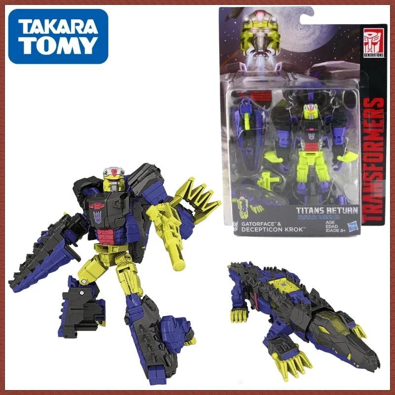 In Stock Takara Tomy Transformers  Eries Titan Return D Class Cork Collect Figure Anime Robot Anime Action Models Toys Gifts