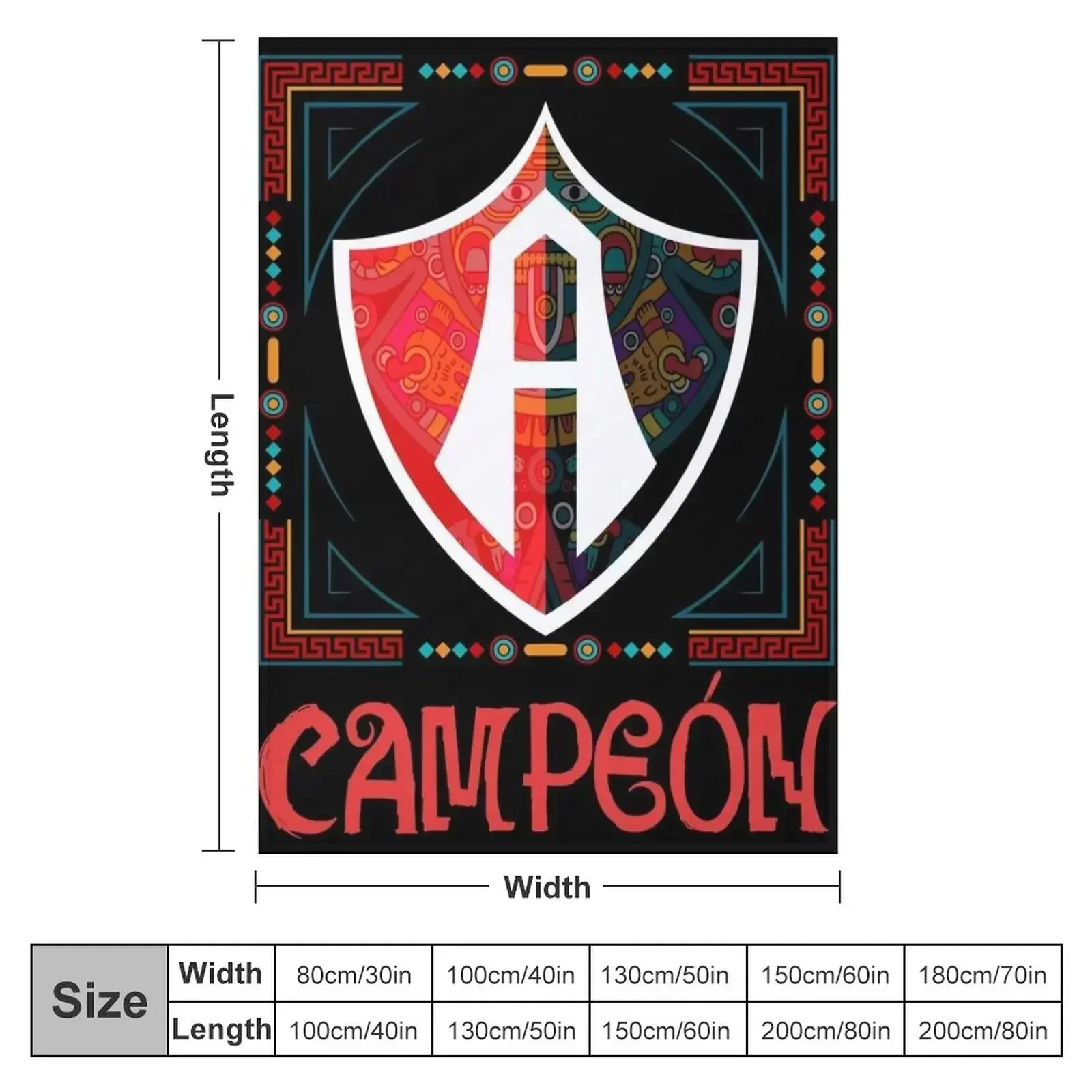 Atlas Campeon Throw Blanket halloween Blankets For Sofas Cute Plaid Blankets