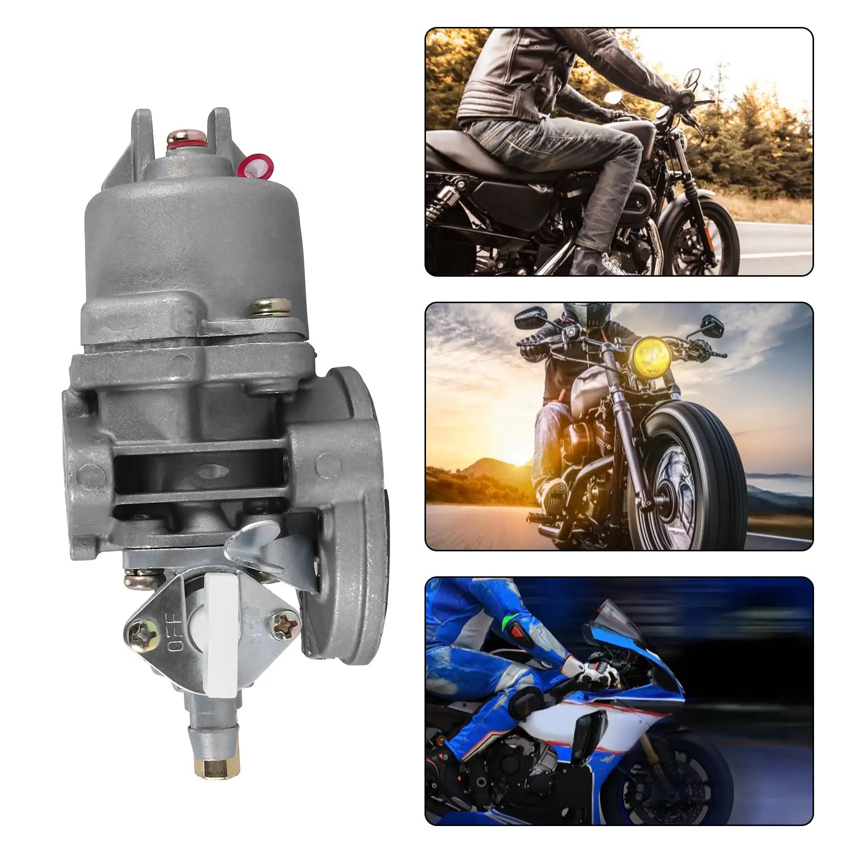 AEA6-Carburetor Carb Carby + Air Filter + Stack For 2 Stroke 47Cc 49Cc Engine Parts Mini Moto Kids Atv Quad Dirt Pocket Bike Min