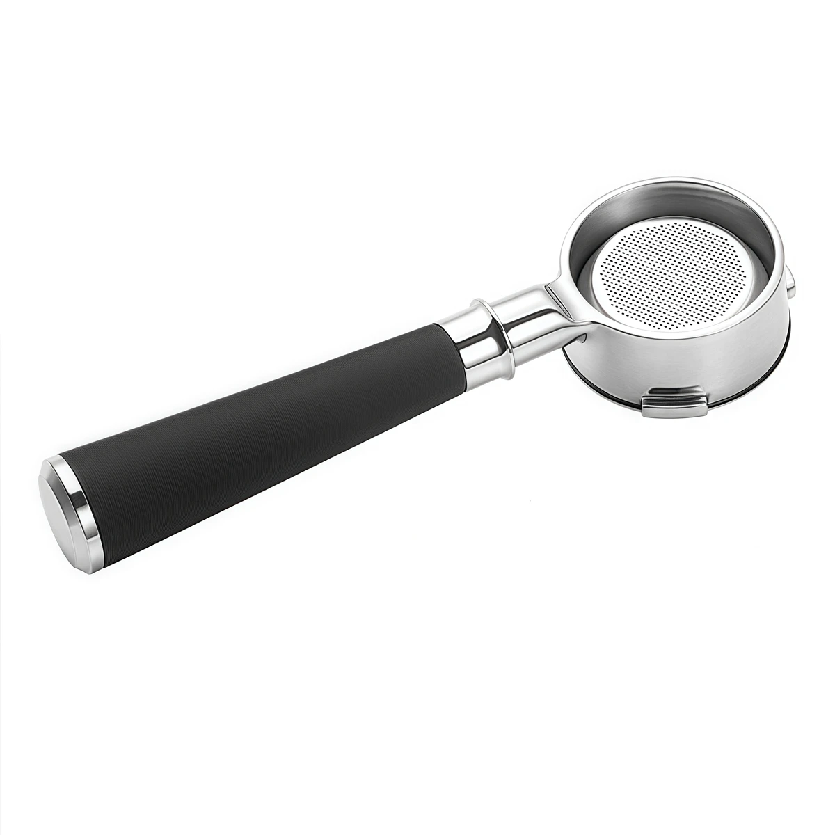 

Корзина для фильтра из нержавеющей стали бездонного портафильтра диаметром 58 мм для эспрессо-машин Barsetto с эргономичной ручкой