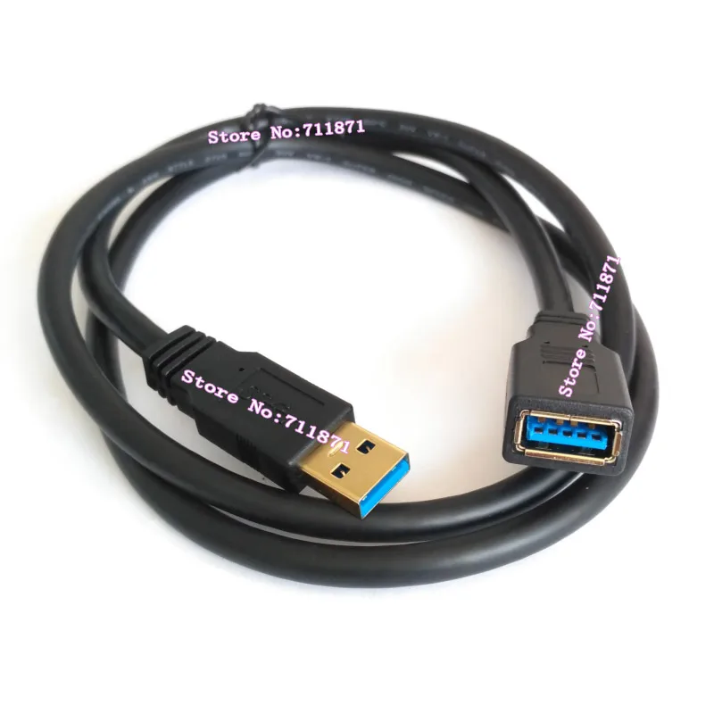 

100cm Black Male Female Usb3 Usb 3.0 Extension Cable cord A Male A Female Usb3.0 Line Cable Usb3.0 Usb3 Power Data Line 3.0 Wire