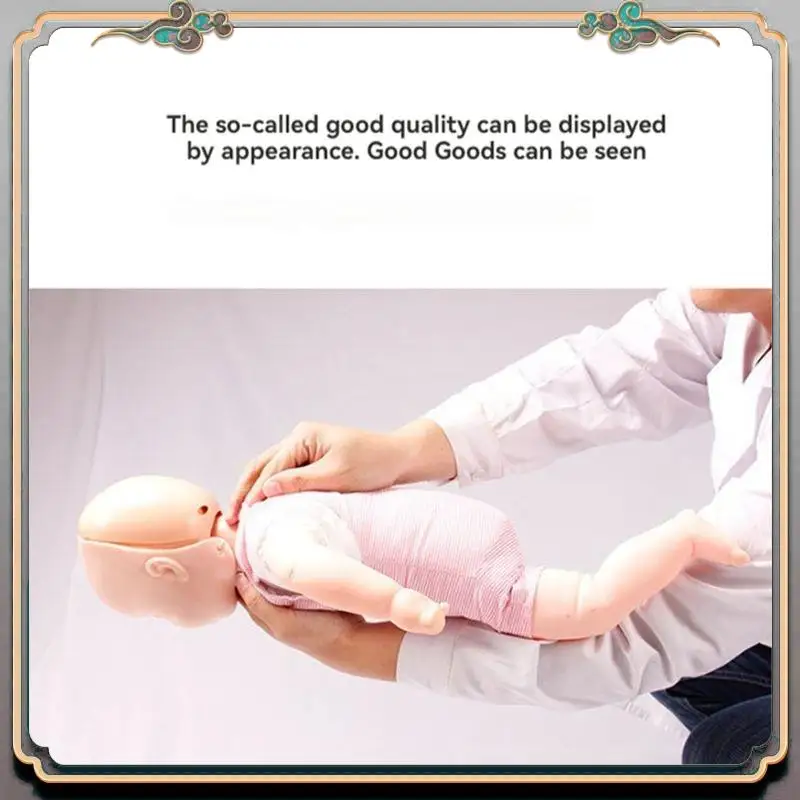 A46M-Baby Prevenção de asfixia e simulador de CPRs Conjunto de manequim de treinamento de bloqueio de vias aéreas infantil para fornecedores de carrinhos infantis