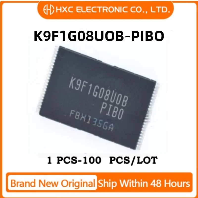 5/10/50/100PCS K9F1G08UOB-PIBO K9F1G08UOB TSOP48 NEW Original IC