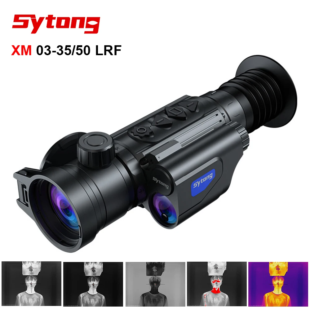 Sytong XM03-35/50LRF for HTML thermal imaging of monocular night vision with infrared sight and rangefinder thermal Socpe