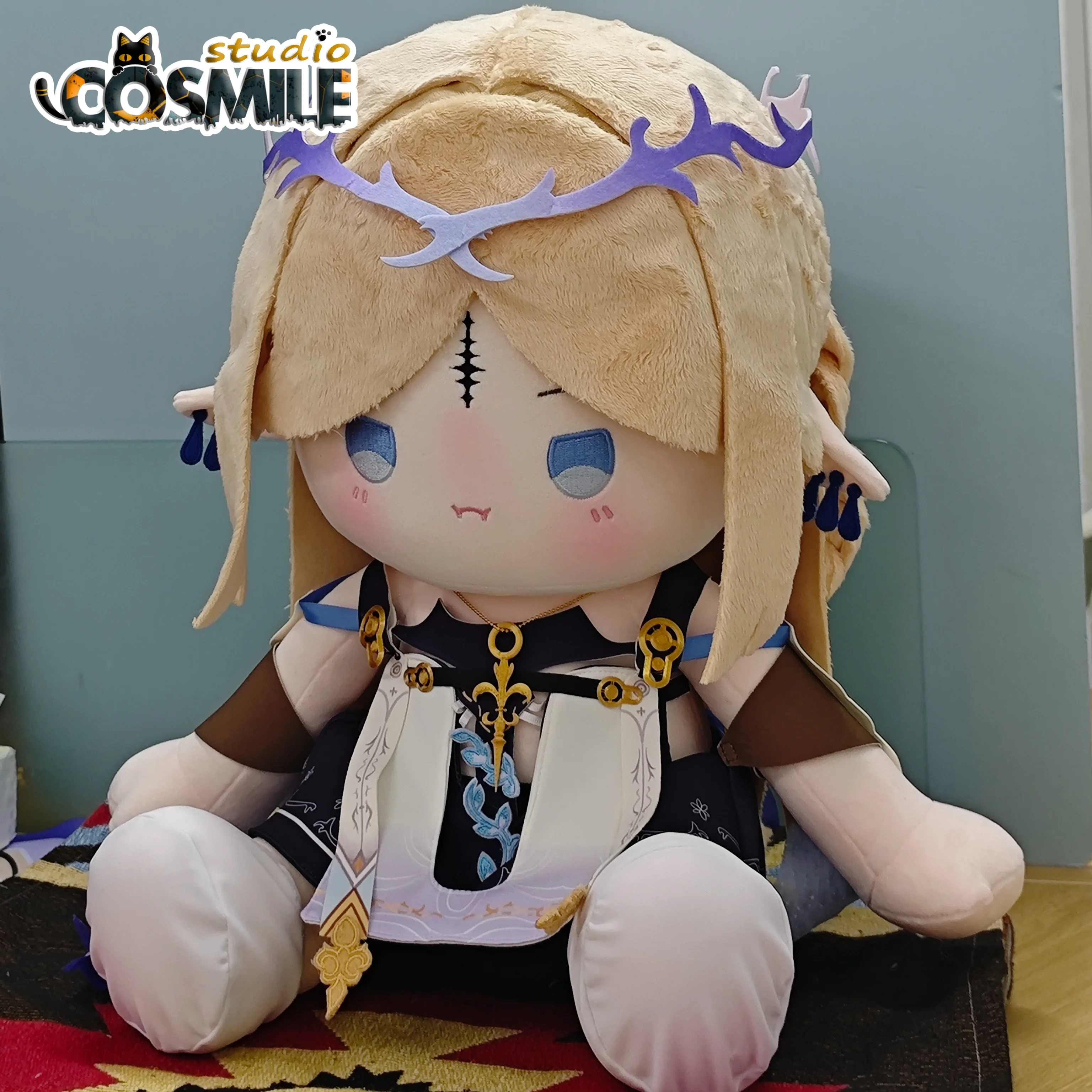 

Hyacinthia Hyacine Honkai：Star Rail Stuffed Plushie Plush 40cm Doll Sitting Seated Doll Body Clothes Toy Gift PD