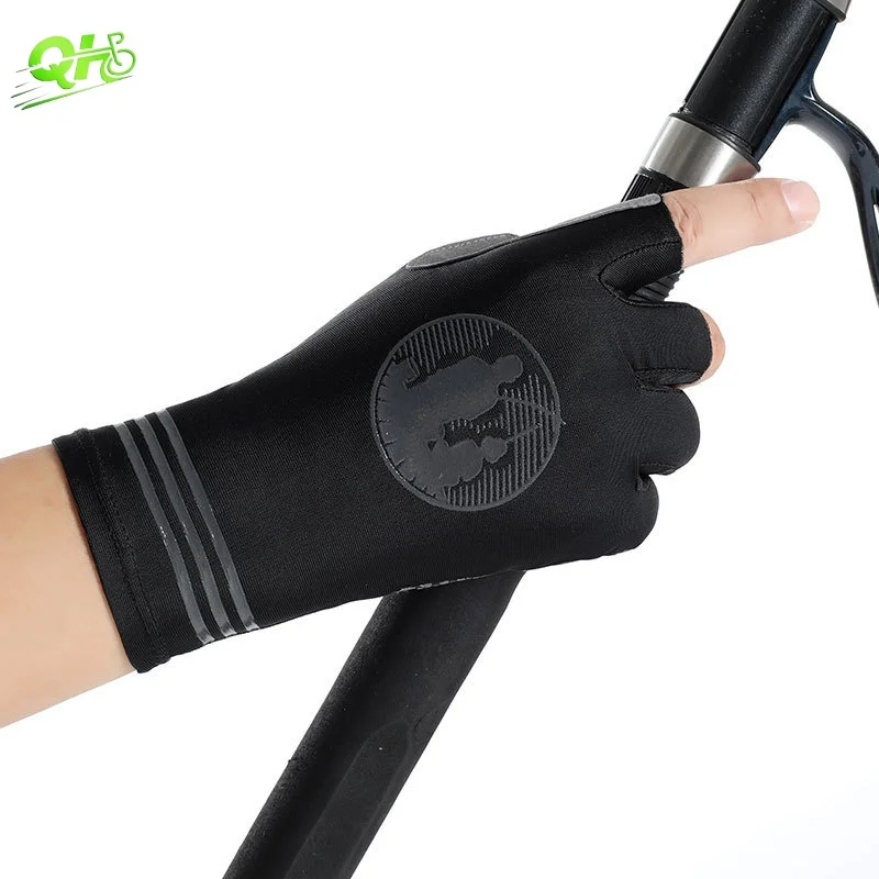 

Fishing Gloves Cycling Summer Three Finger Anti cutting Elasticity Wear Resistant 낚시 Anti-Slip Riding Camping Fishing Equipment