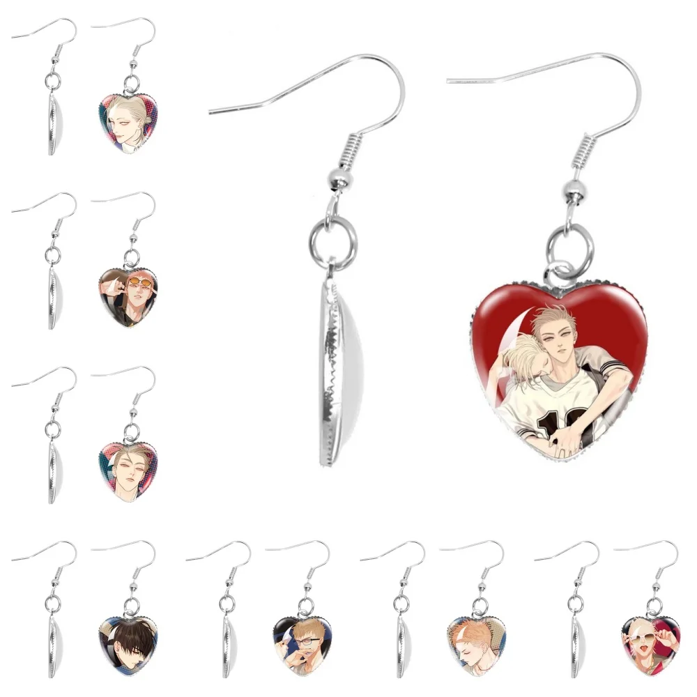 20mm Earhook Earrings Pendent Anime 19 Days Character Old Xian ,Hetian,Jian Yi Handmade Glass Jewelry Accessoris Fans Gifts