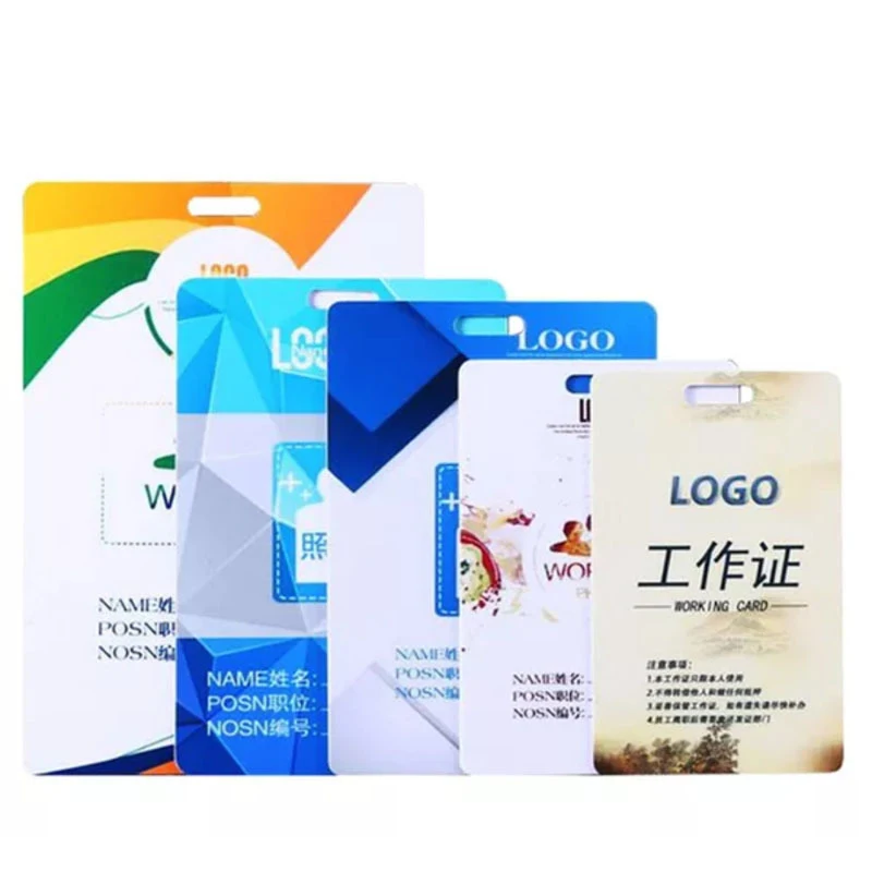 

Personalized customization of PVC card badges, Business Name Card badges VIP event personnel pass, Full Color 1mm thick