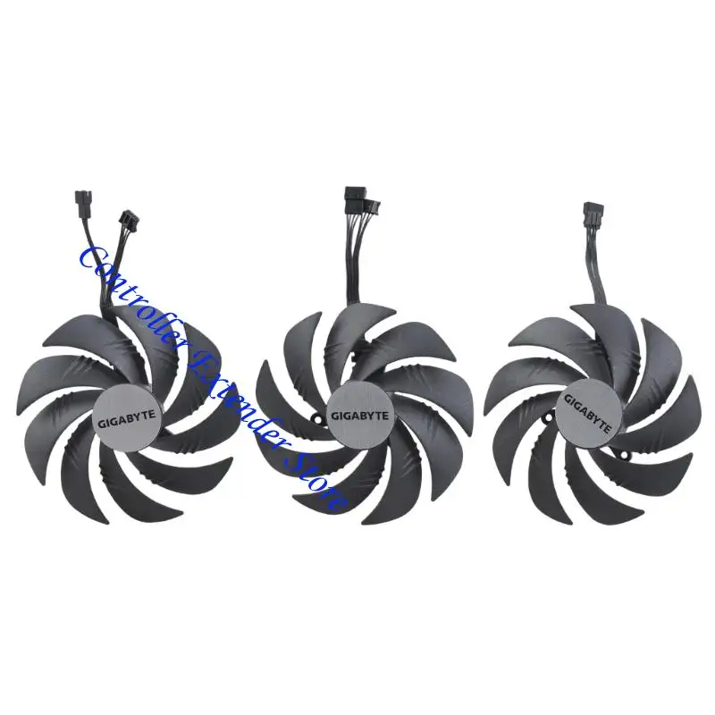 

N84B 105mm/4.13inch T129215SU 4Pin 12V VGA Fan Graphics Card Cooling Fan for Rtx4090 OC GAMING Fan