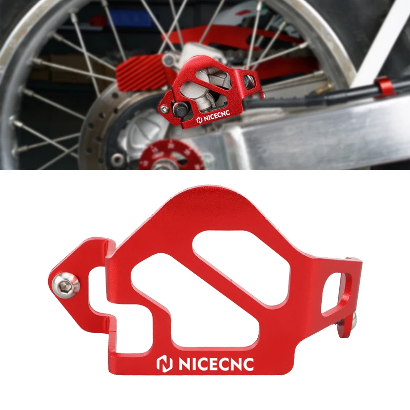 

NiceCNC Motocross Rear Brake Caliper Guard For Honda XR650L XR 650L 1993-2022 Aluminum Laser Cutting Brake Caliper Protector