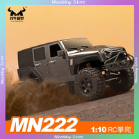 MNRC MN222 1/10 4WD RC Climbing Car RTR Full Scale Remote Controlled Car Crawler Truck Off Road Car Toys Vehicle Gift For Boys