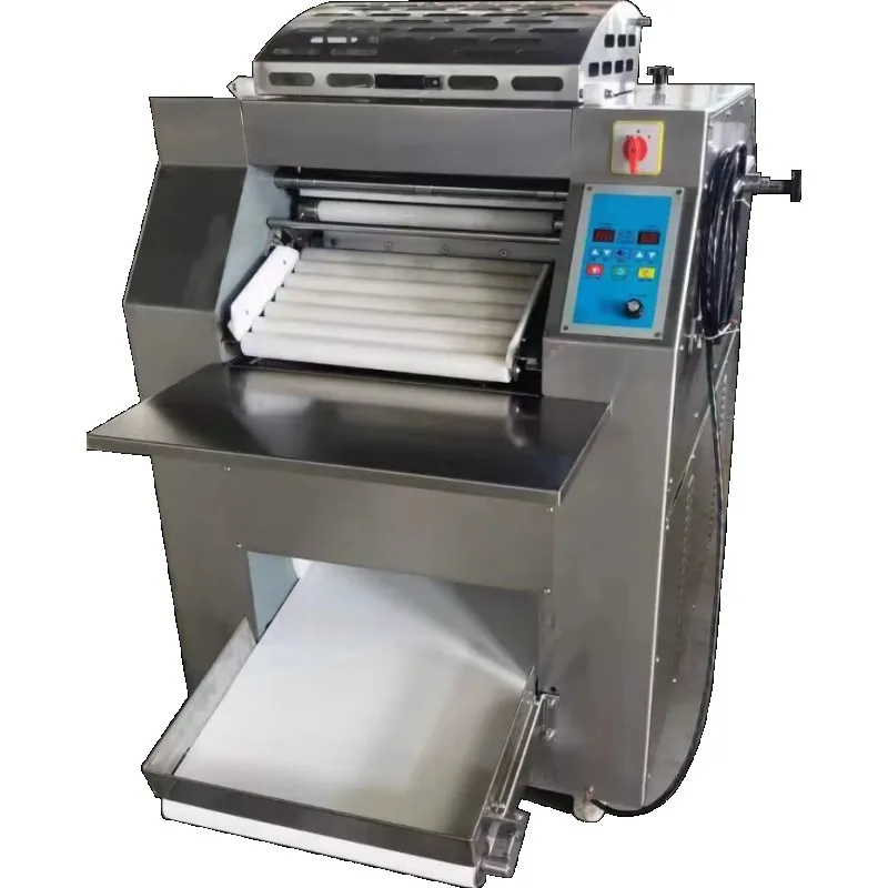 

Автоматическая тестораскаточная машина из нержавеющей стали для коммерческого использования, для пиццы, хлеба и кондитерских изделий, для пекарен и кондитерских фабрик
