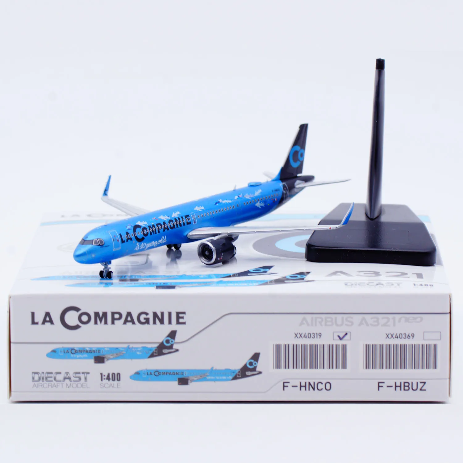

Коллекционная модель самолета из сплава XX40319 JC Wings 1:400 La Compagnie Airbus A321NEO [10 лет] Литая под давлением модель самолета F-HNCO