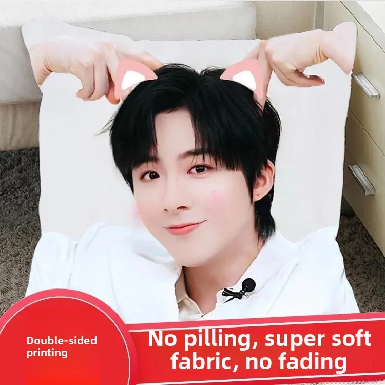 وسادة ليو يوني الجديدة على شكل شخصيات مشهورة للديكور والدعم، دمى صغيرة بأسلوب إنستغرام، هدايا إبداعية، وسادة مربعة #1