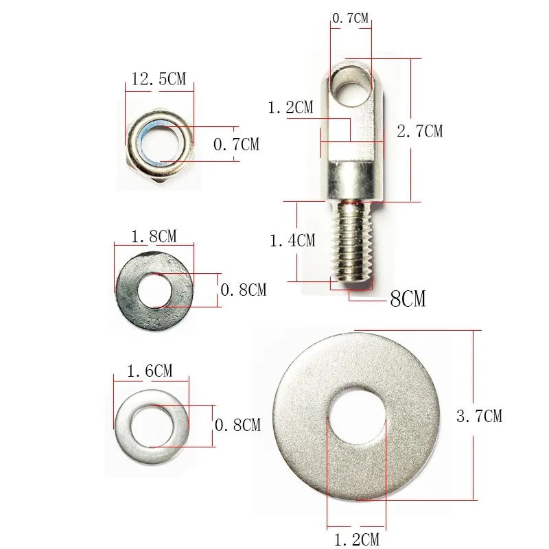 Munition kann Box Lock Hardware Kit Stahl für 50 Cal Fat 50 30 Cal Metall Munition Fall Lock Hardware Schrauben Sets für Geld Bullet Safe Box – Detail 1
