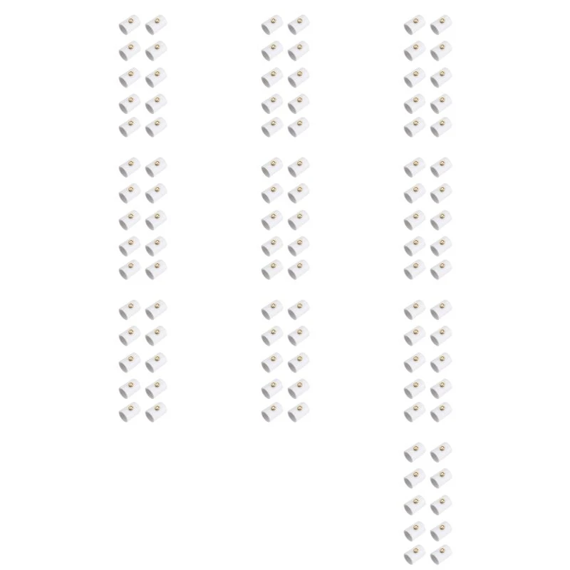ABNM 100Pcs 1/2 Inch PVC Mist Nozzle Misting System For Patio Outdoor Mister Coupling PVC Split Section With Mist Nozzle