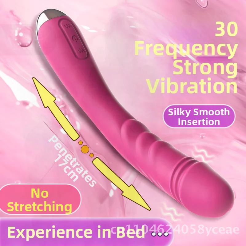 لينة سيليكون AV عصا للنساء صدمة واحدة اللعوب عصا الجسم في الغسق هزاز ارتفع الأحمر التحكم الكهربائي لعبة الكبار #2