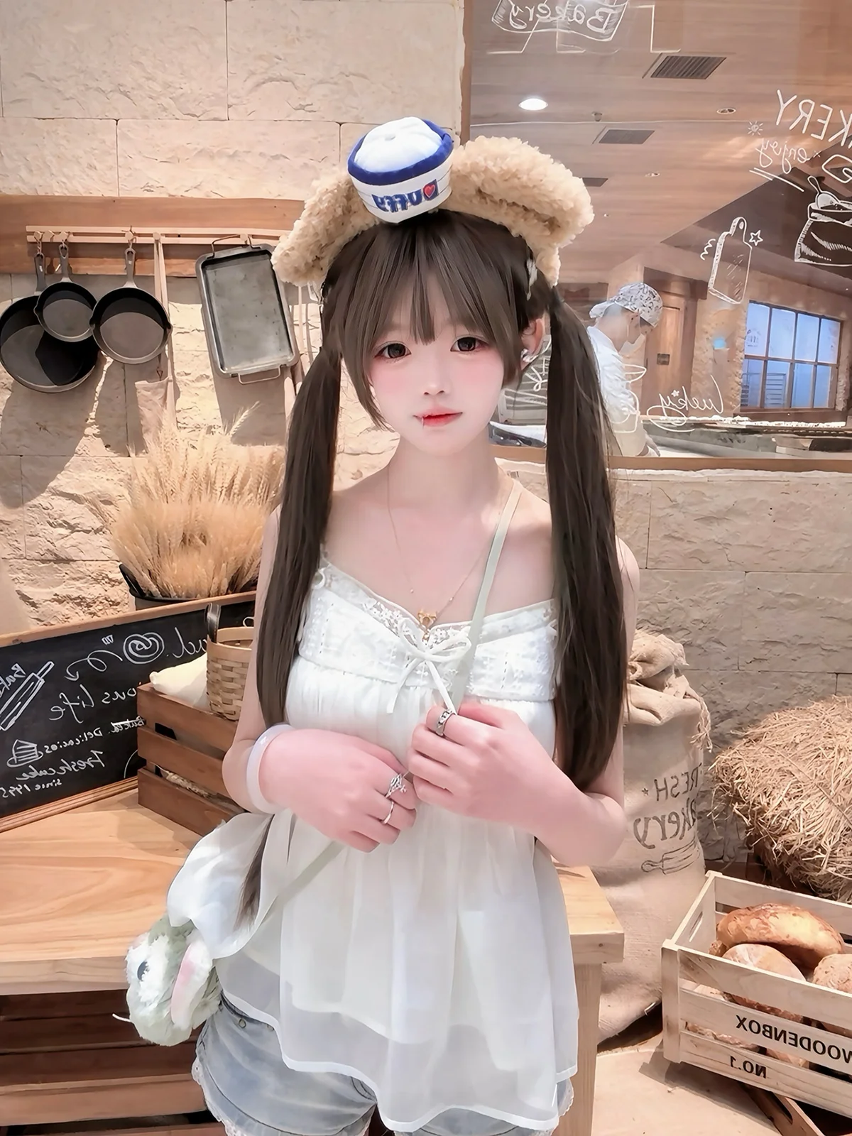 

Sweet Sle Lace Knot ort Crop Top Girl's Slim Fit Vest Dert BBING Soft Lace Splice Strapl Top Pure Desire