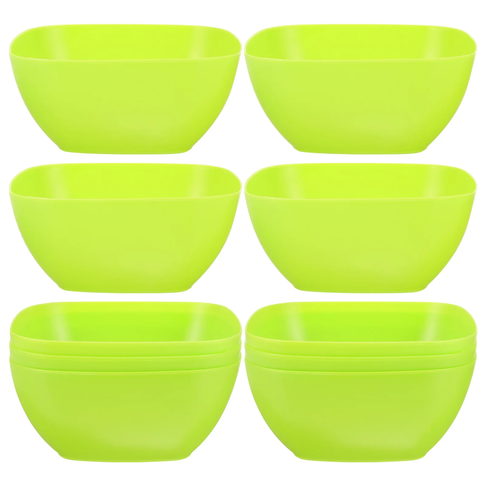 

10Pcs Snack Candy Tray Square Plastic Serving Bowls for Dessert Fruit Salad Party Appetizer Treats Dish Home Kitchen Use