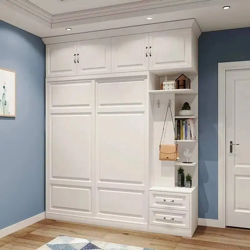 

Nordic Top Cabinet Wardrobes Modular Modern Large Clothes Bedroom Closet Wooden Drawers White Armadio Guardaroba Furniture Home