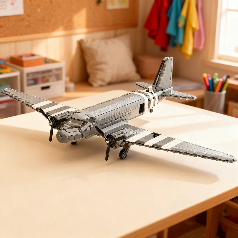 

3391 деталь MOC Clutch Creations C 47 Skytrain: Конструктор-модель, архитектурные игрушки, рождественские подарки, развивающие идеи для детей