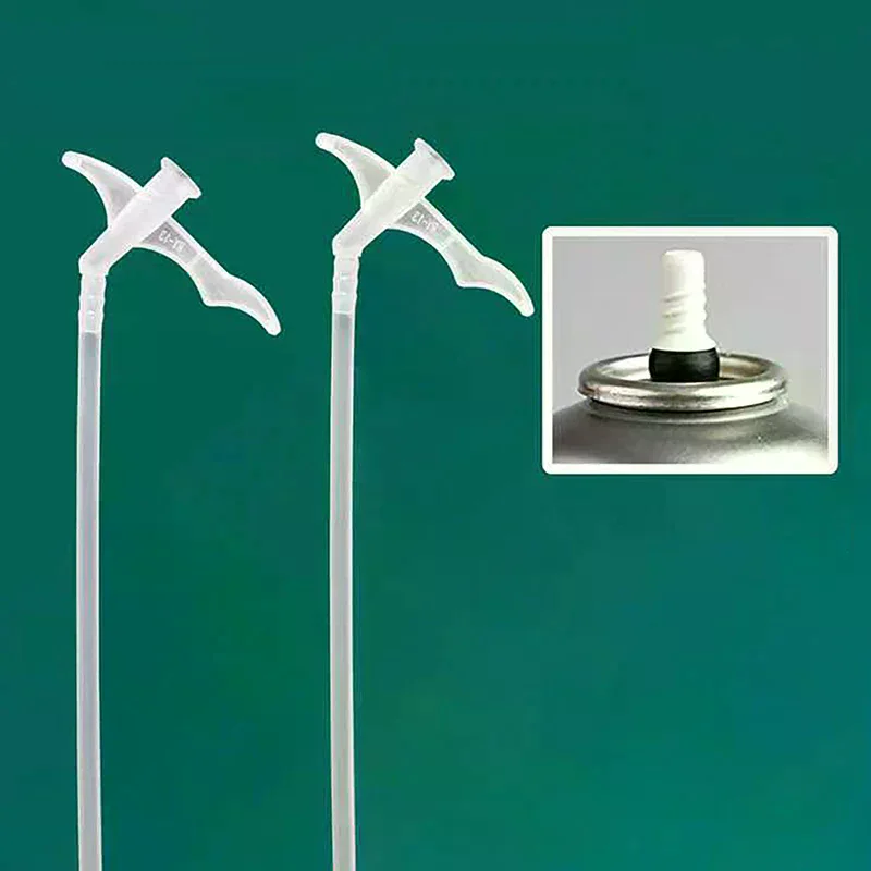 10pcs Spray Foam Tubes Nozzle Gap Filling Polyurethane Foam Glue Gun Connection Tube Replacement Diy Insulating Foam Tube