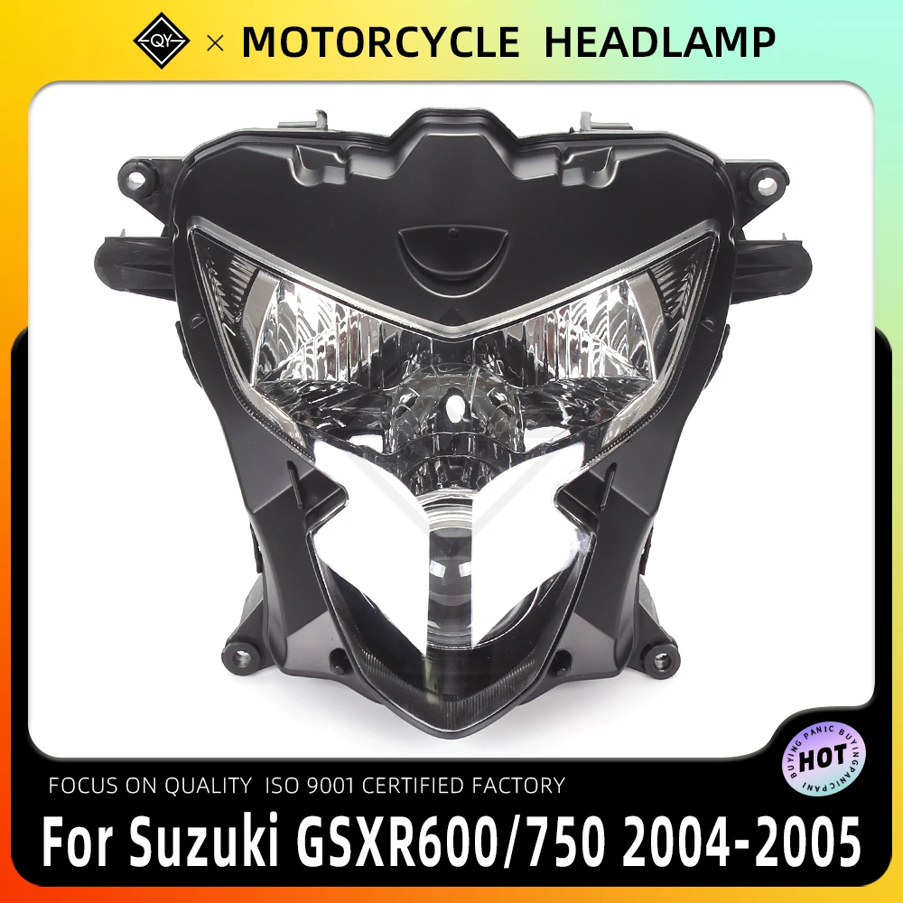 

LQYL Motorcycle Headlight Headlamp Head Light Lamp assembly For SUZUKI GSXR600 GSXR750 GSXR GSX-R 600 750 K4 2004 2005 04 05