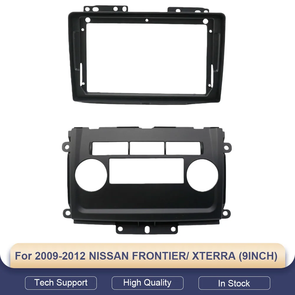 

For 2009-2012 NISSAN FRONTIER/ XTERRA (9INCH)Car Radio Fascias Android GPS MP5 Stereo Player 2 Din Head Unit Panel Dash Frame