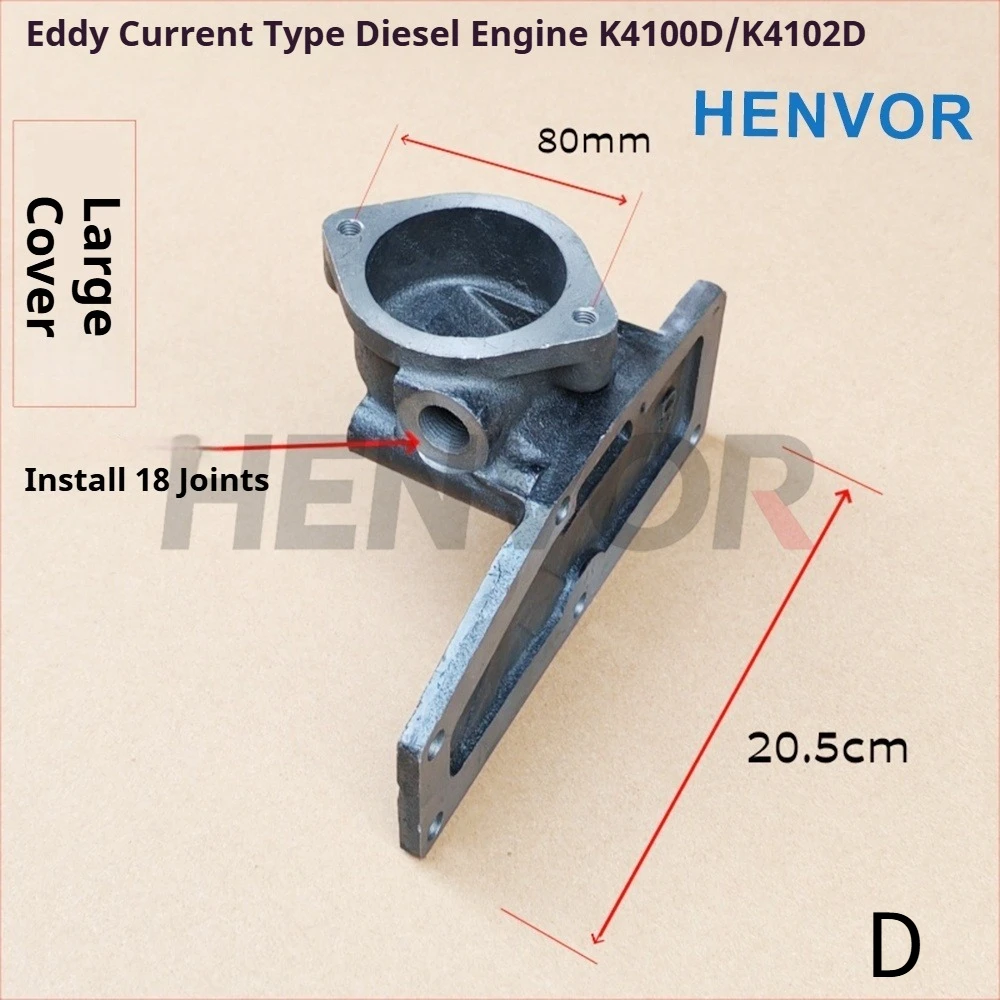 K4100D Cylinder Head Front Cover ZH4105ZD Thermostat Seat ZH4102 Thermostat Upper Cover