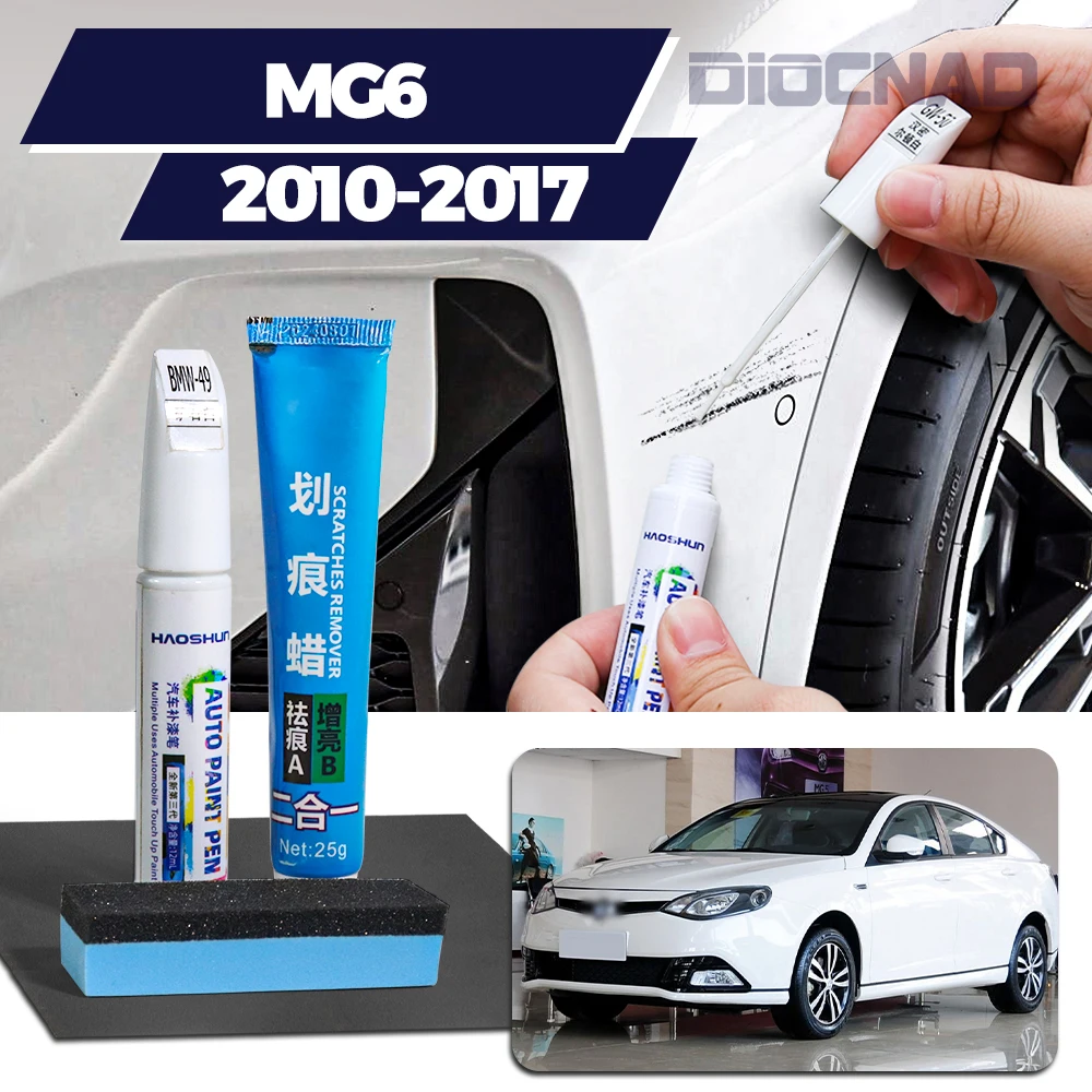 

Car Touch Up Paint Pen Scratch Repair Scratch Remover Wax Paint Care For MG 6 MG6 2010-2017 2011 2012 2013 2014 2015 2016
