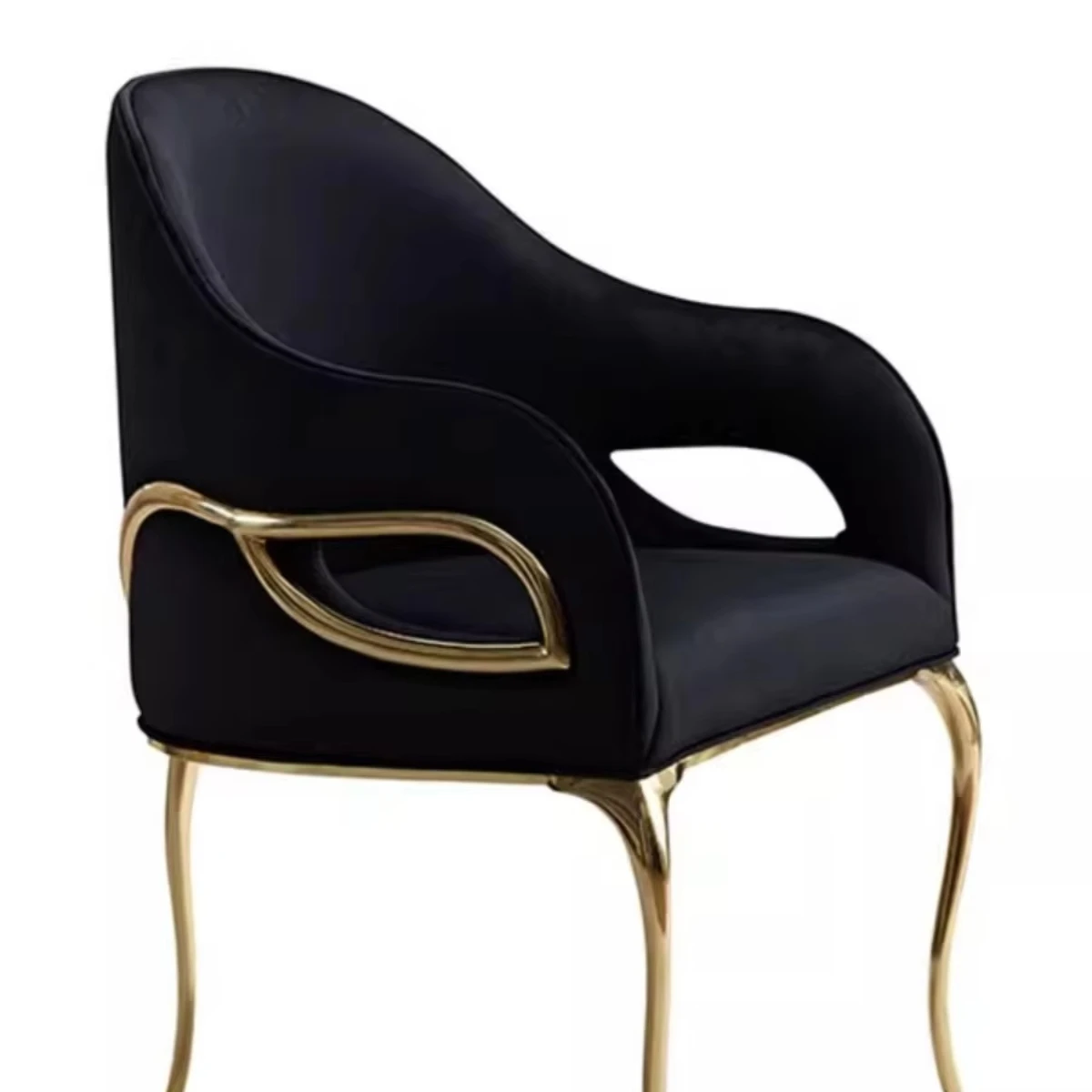 High End Quality Expensive Luxury Home Steel Dining Furniture Dinning Room Armchair Restaurant Stainless Steel Chair