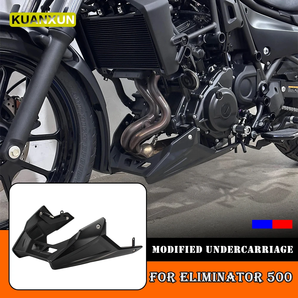

Cubierta de protección del chasis de la motocicleta para Kawasaki Eliminator 500 Se 450 400 carenado inferior protector de escap