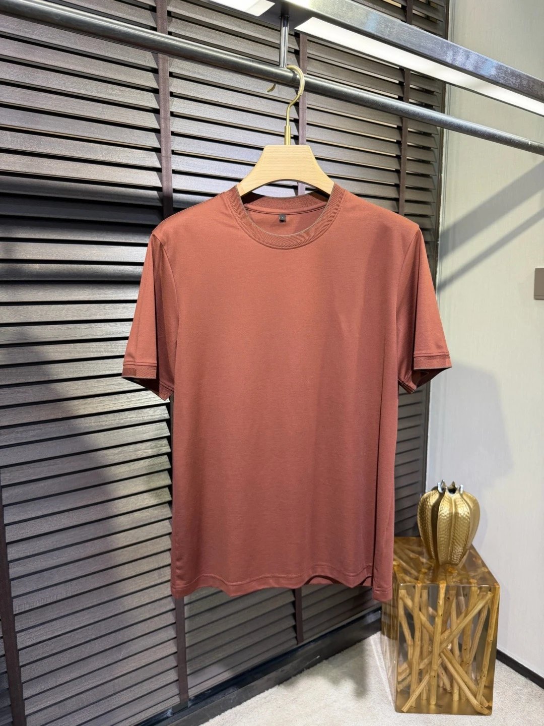 

Ligentleman Casual round Neck Short Sleeve T-Shirt Summer Fashion Urban Style Men's Breathable Comfortable Cotton Top