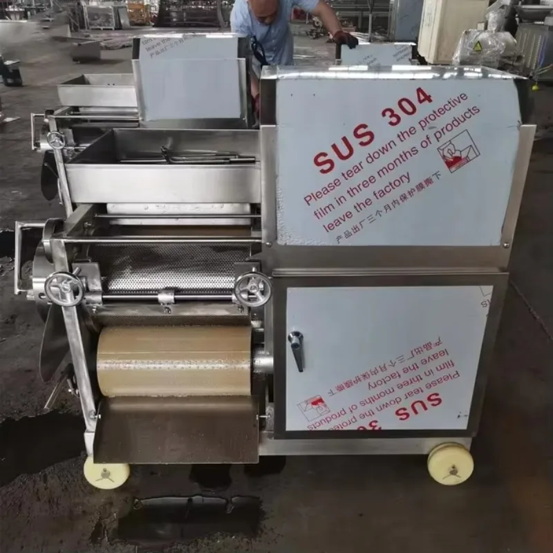 Fish Meat Process Machine Automatic Fish Bone Removal Machine Frozen Fish Bone Grinder