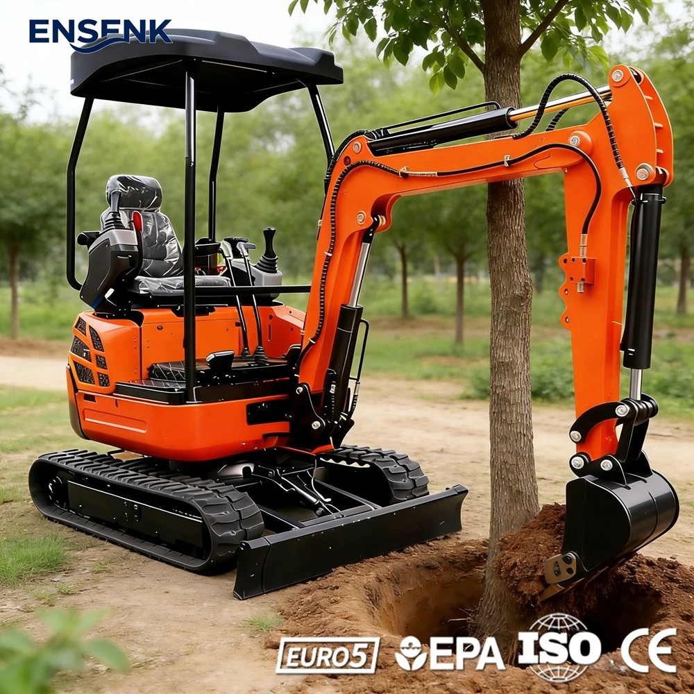 

Mini Excavator 0.8Ton 1.0Ton Construction 1.7Ton 1.8Ton Yanmar Diesel EPA Euro 5 CE Multifunctional Agricultural Digger Europe