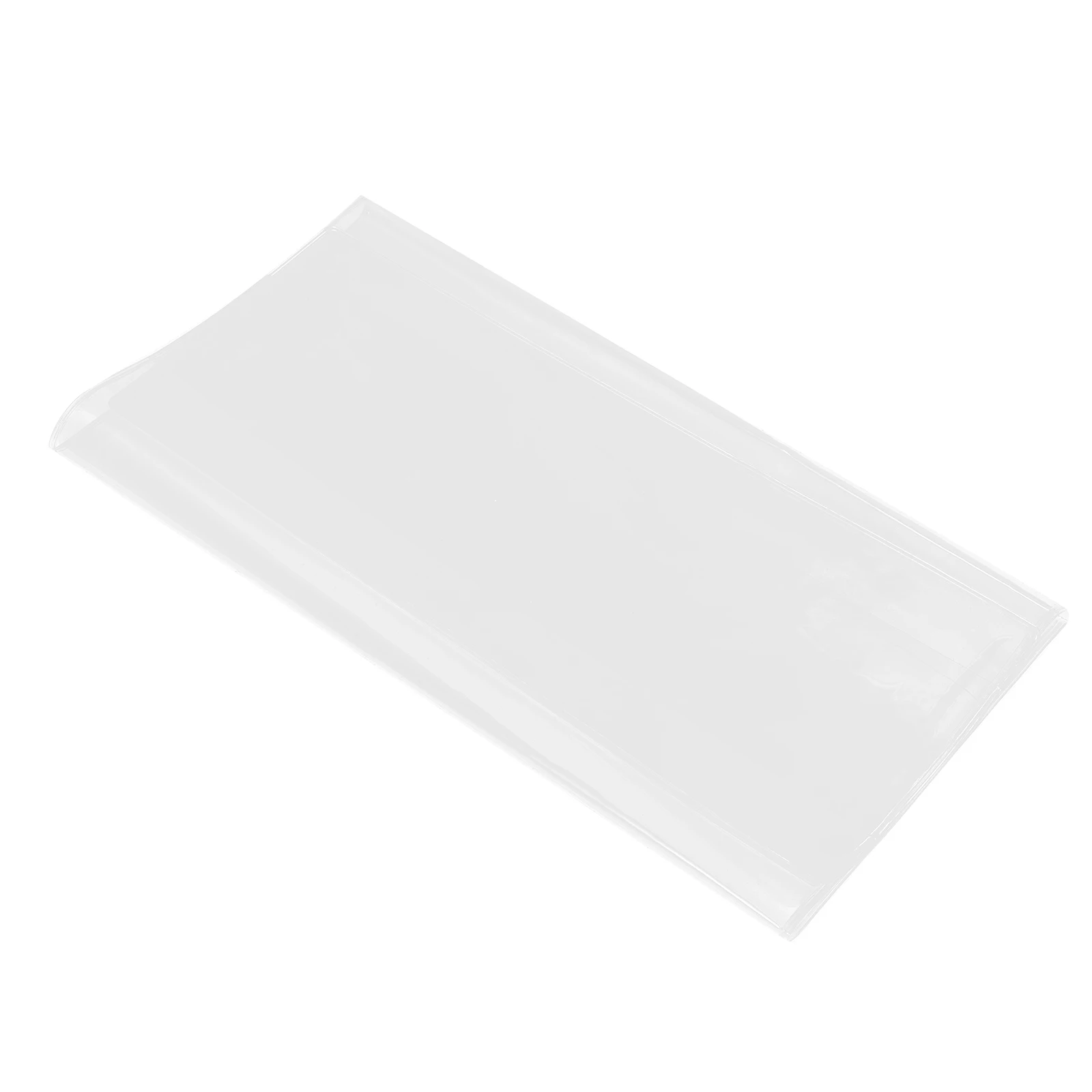

Clear Book Cover Protector For Hardcover Books Transparent Protective Sleeve Spill Resistant School Library Use A5 Size Pvc