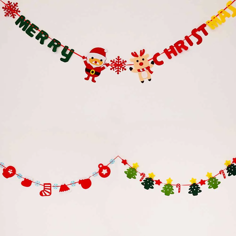 

300 .4cm Christmas Decoration Flag Decorations Outdoor Banner Indoor Pennant Flags Hanging Party Garlands Banners Large