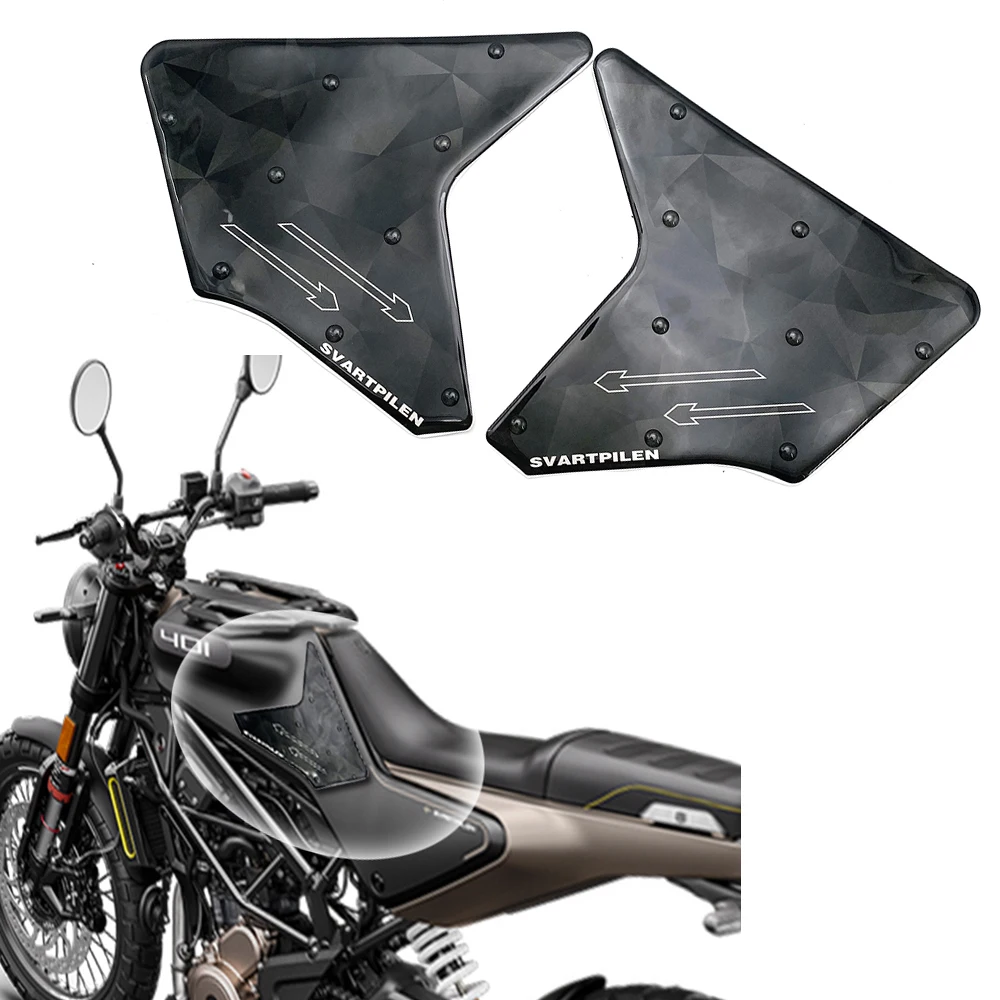 

For Husqvarna Svartpilen 401 250 2018 2019 2020 2021 2022 3D Motorcycle Sticker Tank Protector