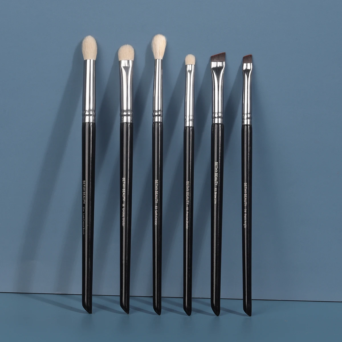 Makeup Brush Set 6 Pcs Bethy Beauty Eye Shadow Brow Goat Hair Synthetic Highlight Blush Makeup Tools Brochas Maquillaje