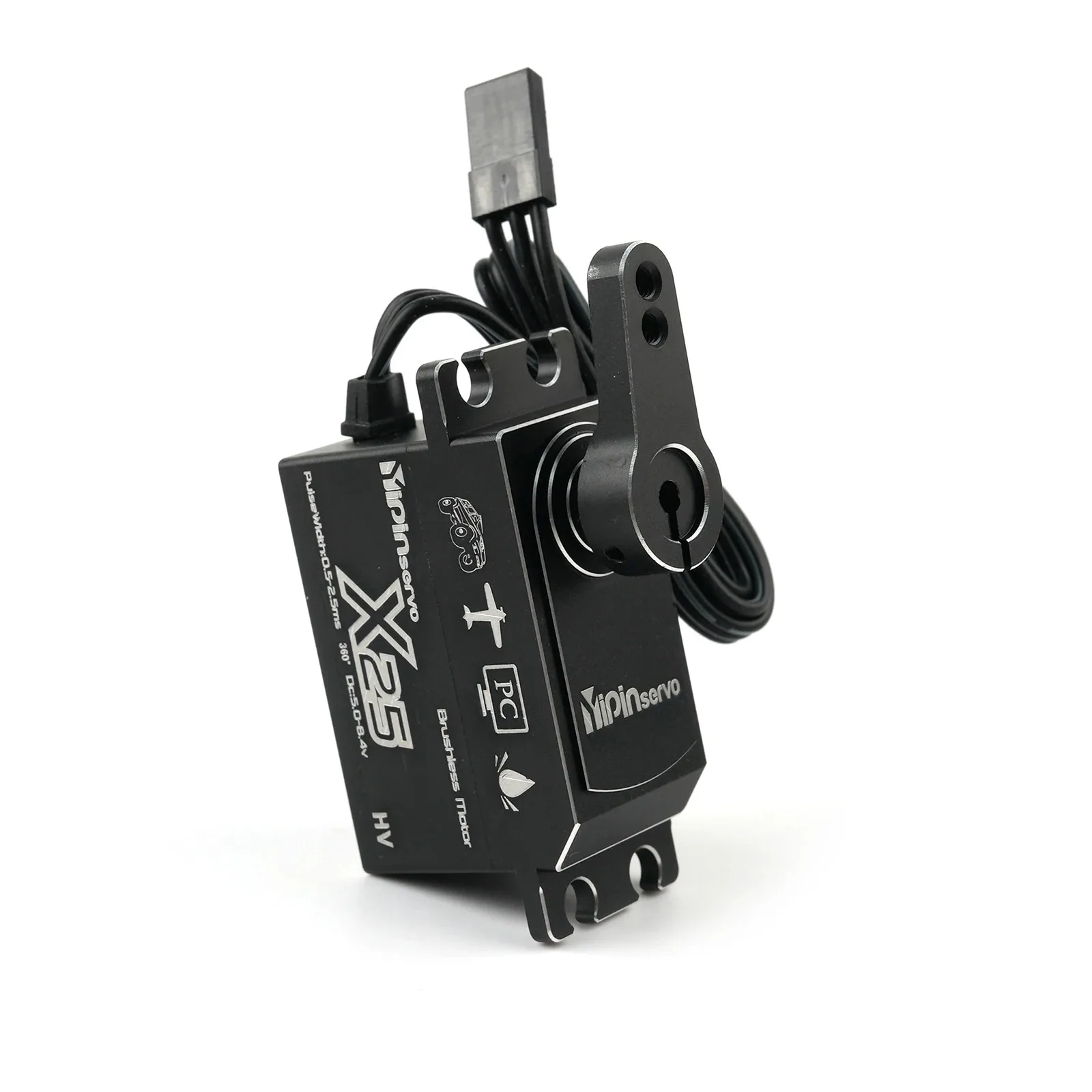 GX X25 25KG ブラシレスサーボ CNC アルミシェル防水 8.4V 高トルク 1:10 RC カー/ロボット用