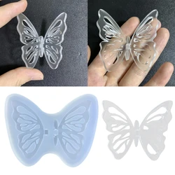 Diy Handmade Products Big Butterfly Ornament Silicone Mold Scented Gypsum Ornaments Drop Glue Resin Mold for Decoration R3MC