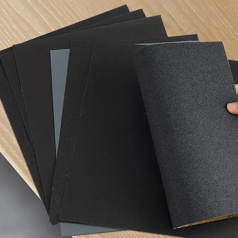 20PCS Assorted Grit Wet Dry Sandpaper Abrasive Sheets Kit for Wood Furniture Auto Finishing Smooth Polishing Repair Projects