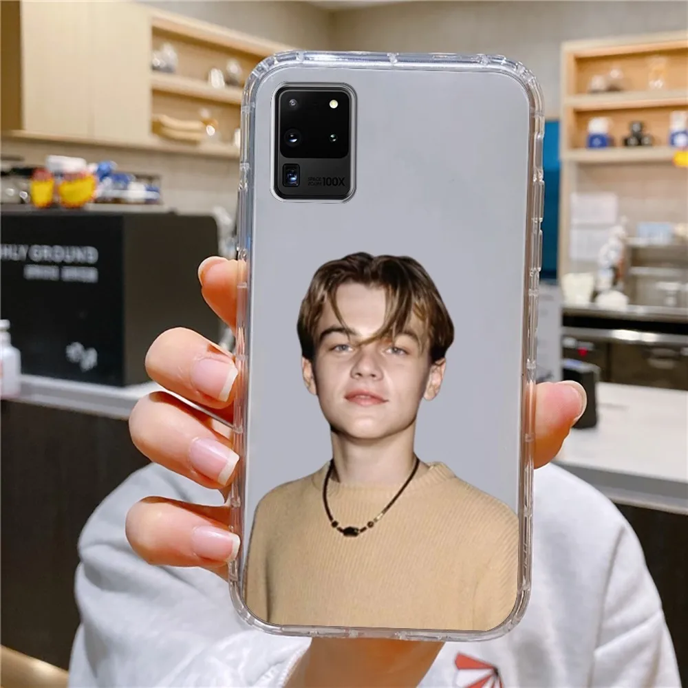 Little P-Plum L-Leonrdo D-Dicaprio Phone Case For Samsung Galaxy A52 A12 A51 S21 Edge S22ULTRA LITE Plus Ultra Transparent Cover