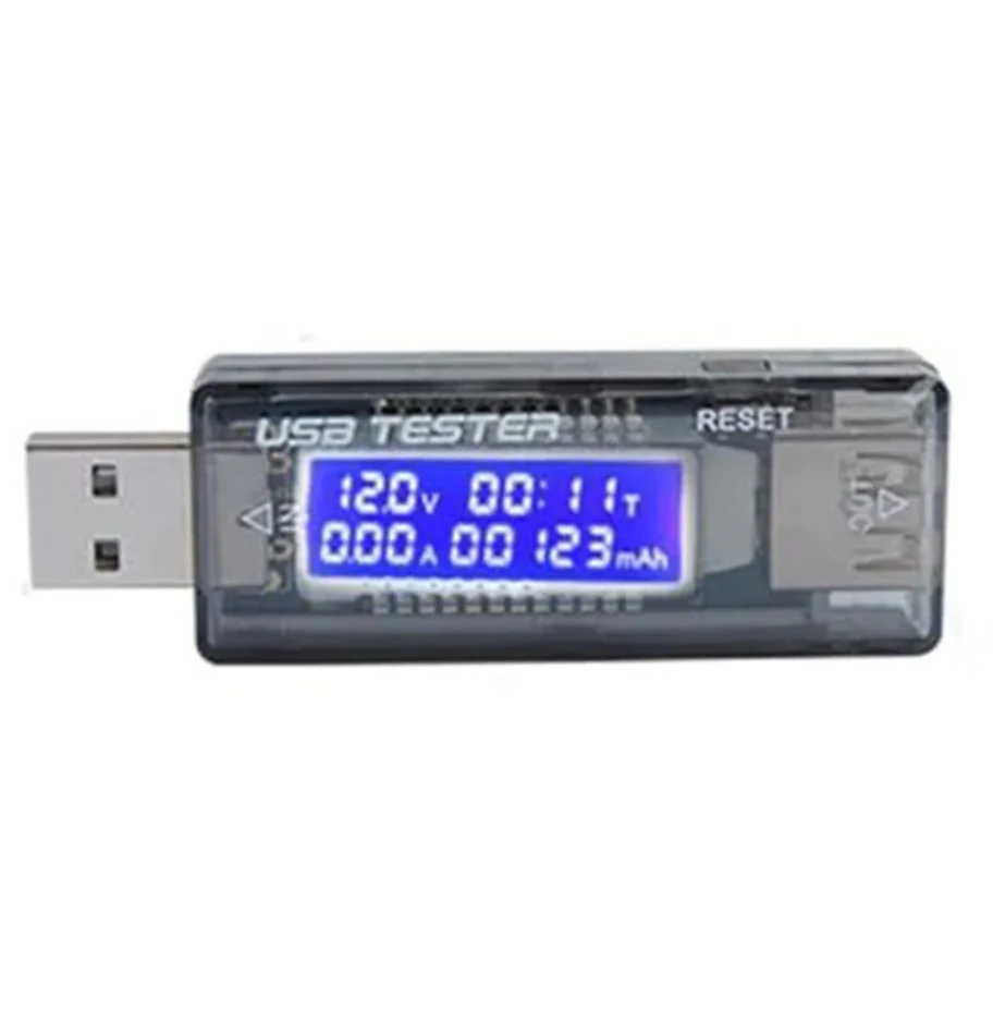

USB tester, fast charging compatible power tester, USB device testing, discharge capacity monitor