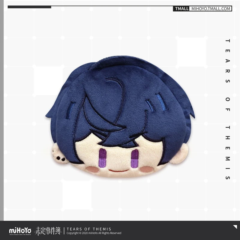 Official MiHoYo Tears of Themis Coin Purse Raven Libra Adjudicator King Kawaii Plush Soft Mini Wallet Anime Prop Birthday Gift