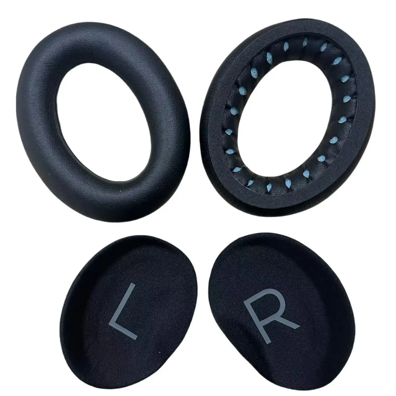 Almohadillas de Repuesto para Auriculares Bose QC45 (QuietComfort 45), Calidad Mejorada con Espuma Viscoelástica Más Gruesa y Cuero de Larga Duración