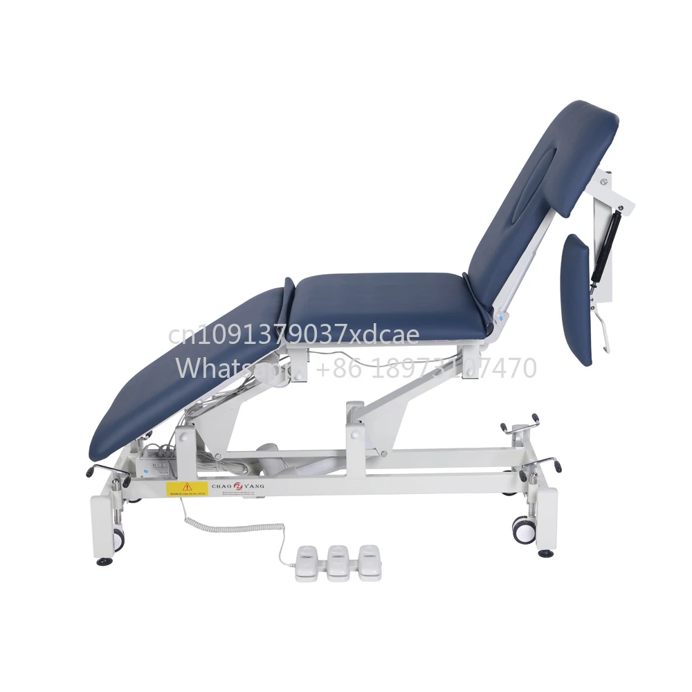 2026Electric Ultrasound Couch 3 Section Examination Bed .Electric Lift Massage Bed Lounger Physical Therapy Table For Spa