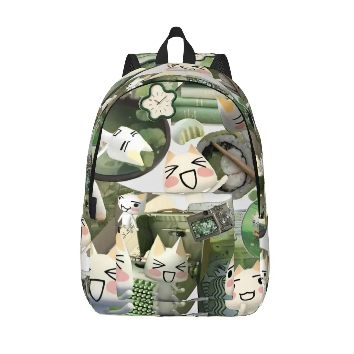 

Рюкзак Toro Inoue Cat для учащихся начальной школы Kawaii Neko, сумка для книг для мужчин и женщин, рюкзак для пешего туризма