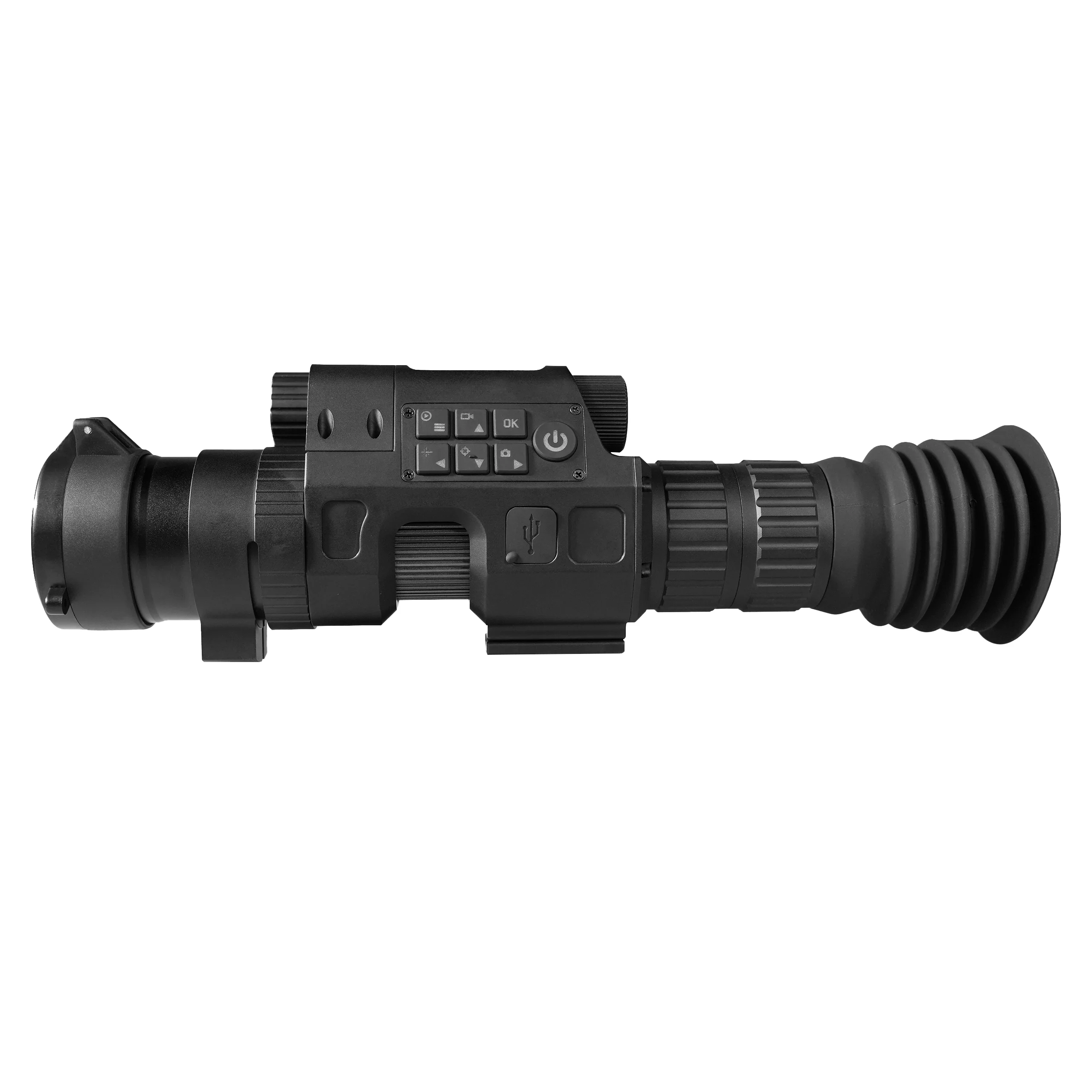 3-18X Night Vision Sight, with Extended Eye Mask, 850nm Infrared Illuminator Waterproof/shockproof Long-distance Outdoor Hunting